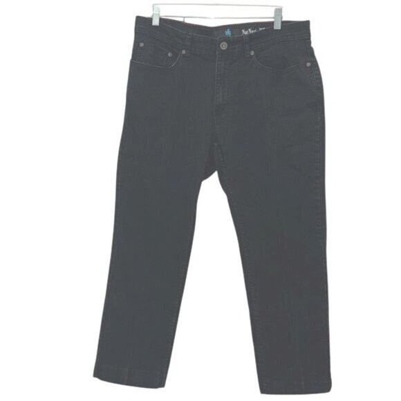 Nat Nast Mens Black Jeans W34 L30 Polyester/Viscose Blend - Picture 1 of 8